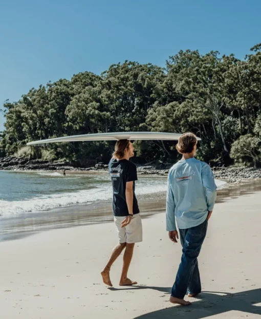 G&S Surfboards Comp LS Tee | Turquoise