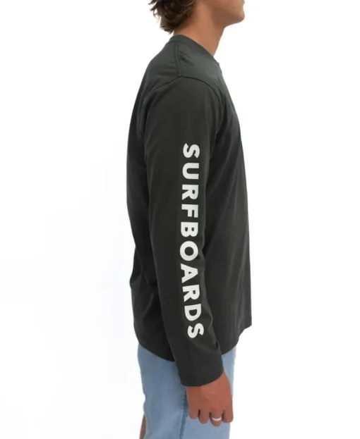 G&S Surfboards Comp LS Tee | Wash Black