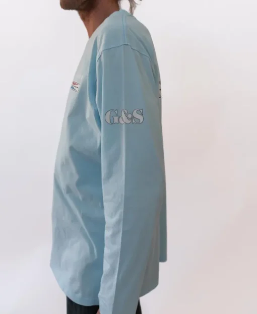 G&S Surfboards Comp LS Tee | Turquoise