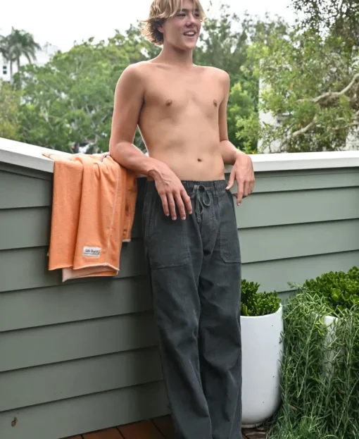 George Cord Pant | Wash Black