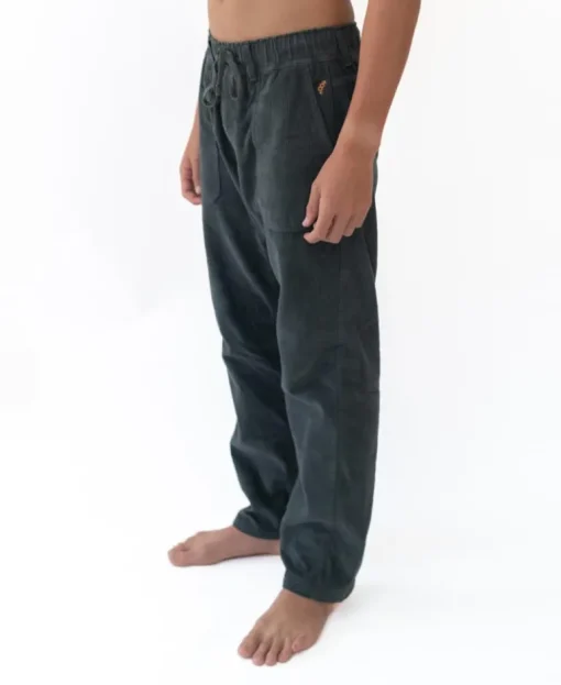 George Cord Pant | Wash Black