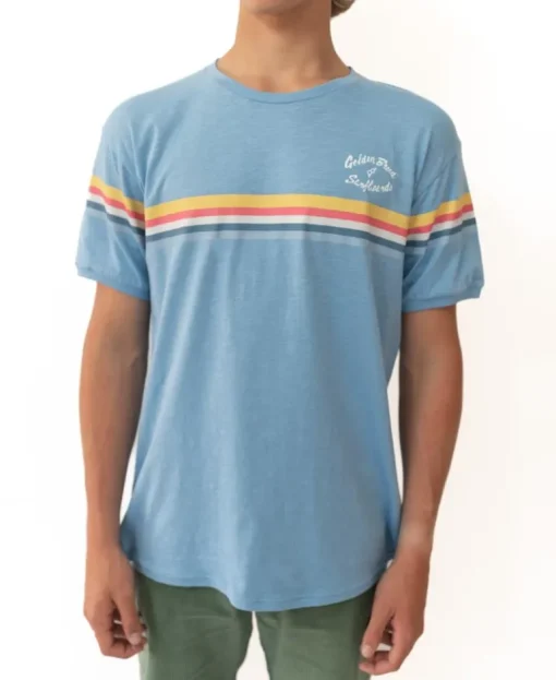 GoJo Ringer Tee | Azure Blue
