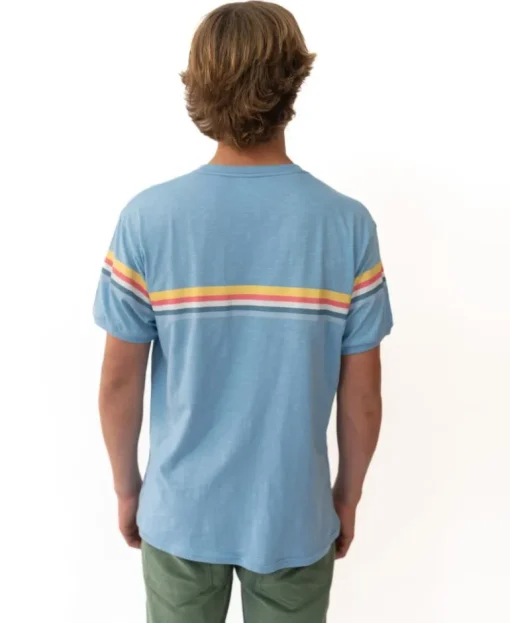 GoJo Ringer Tee | Azure Blue
