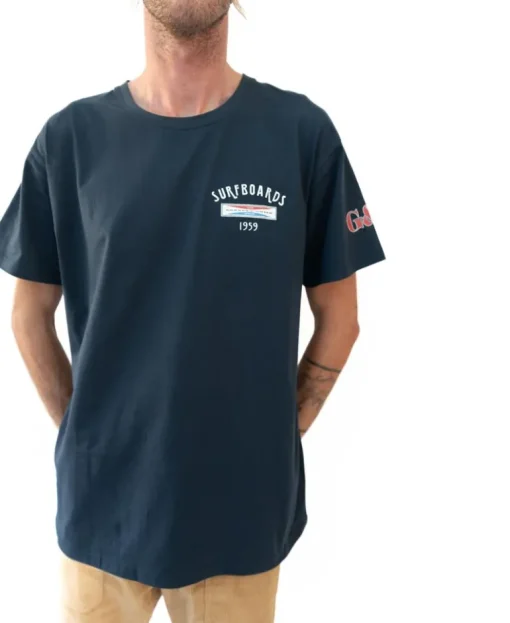 GS Surfboards Tee | Navy