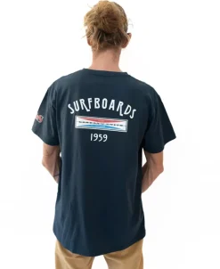 GS Surfboards Tee | Navy