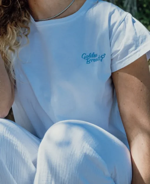 Hattie Crop Tee | White