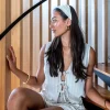 Head Scarf | Fine Stripe