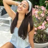 Head Scarf | Olive Stripe