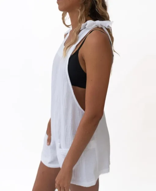 Jasmin Playsuit | White