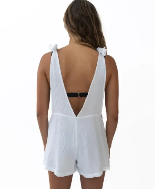 Jasmin Playsuit | White