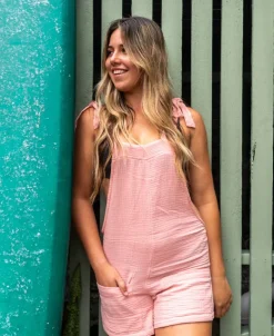 Jasmine Playsuit | Coral
