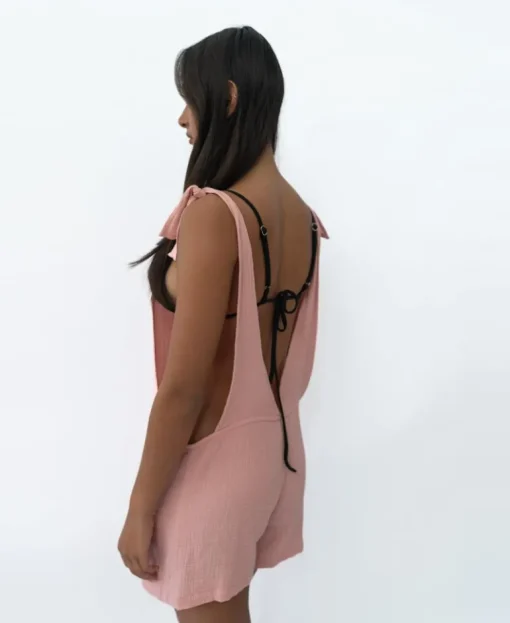 Jasmine Playsuit | Coral