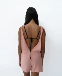 Jasmine Playsuit | Coral