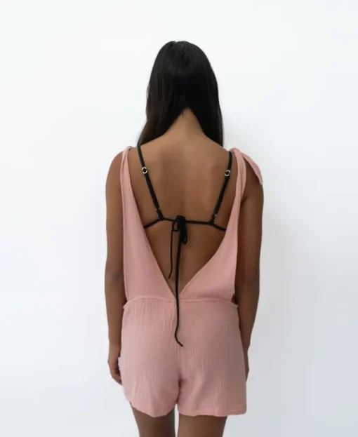 Jasmine Playsuit | Coral