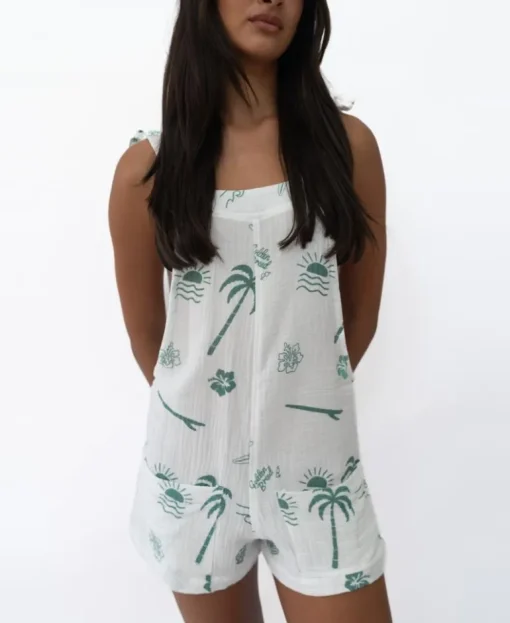 Jasmine Playsuit | Tattoo Print