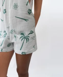 Jasmine Playsuit | Tattoo Print