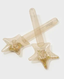 Kids Inflatable Star Wand Princess Swan | Gold Set of 2