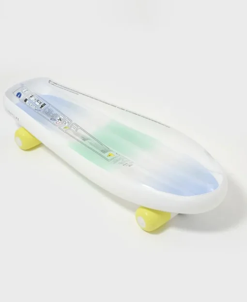 Kids Skateboard Float The Sea Kids | Blue-Lime
