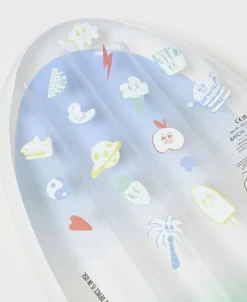 Kids Skateboard Float The Sea Kids | Blue-Lime