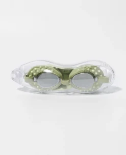Kids Swim Goggles Cookie the Croc | Khaki