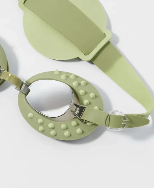 Kids Swim Goggles Cookie the Croc | Khaki