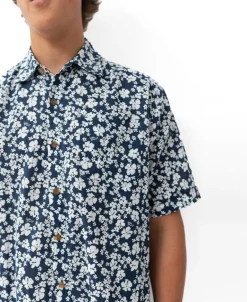 Liberty Floral Shirt | Vintage Navy