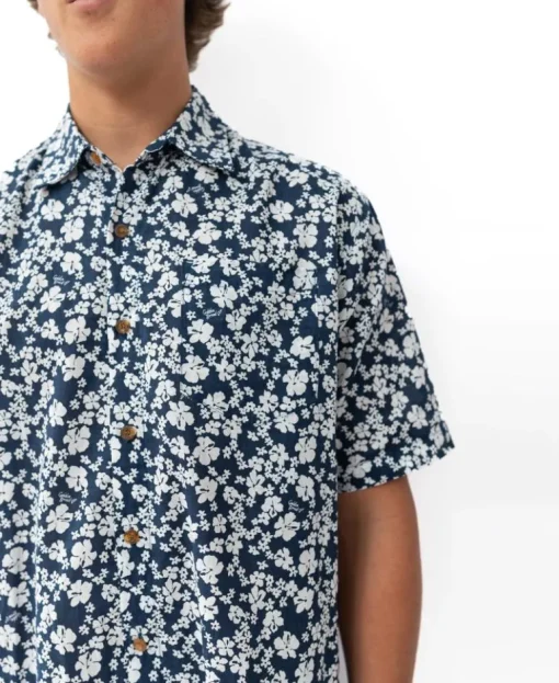 Liberty Floral Shirt | Vintage Navy