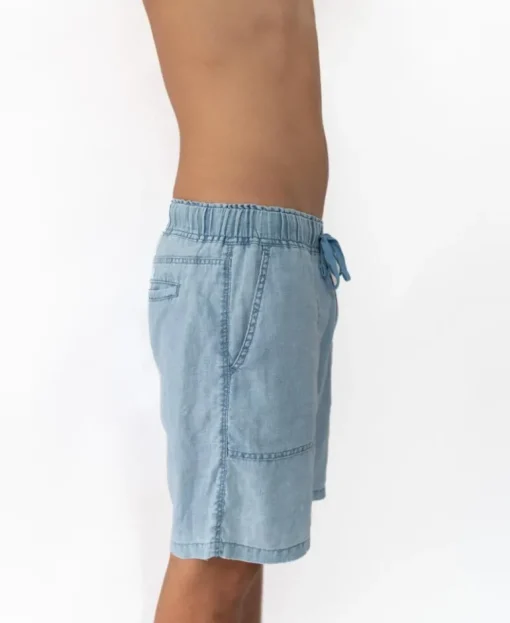 Linen Short | Blue