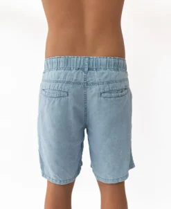 Linen Short | Blue