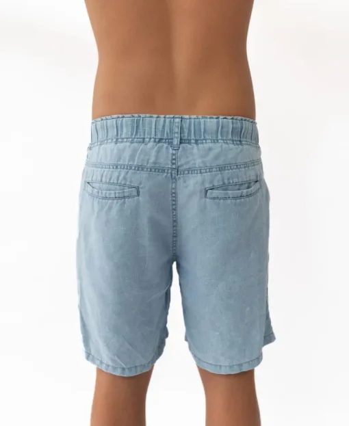 Linen Short | Blue