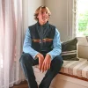 Lofoten Cord Puffer Vest | Blue