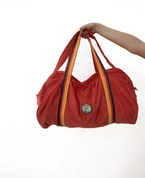 Long Island Cord Roll Bag | Wash Red