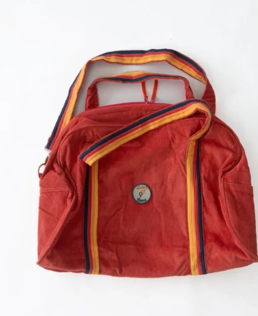 Long Island Cord Roll Bag | Wash Red