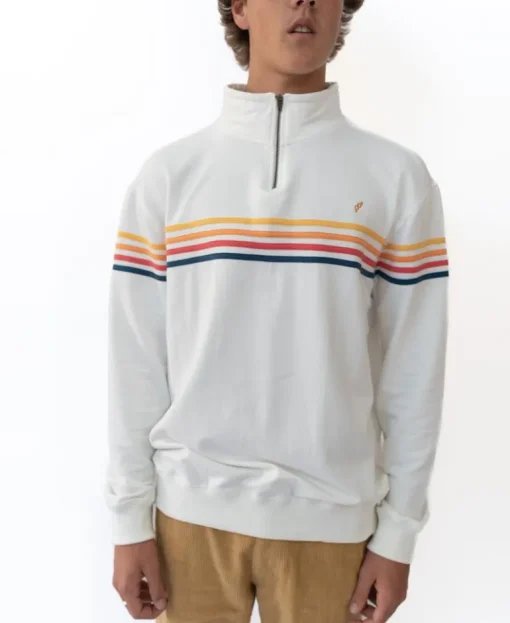 Long Island Fleecy Top | Off White