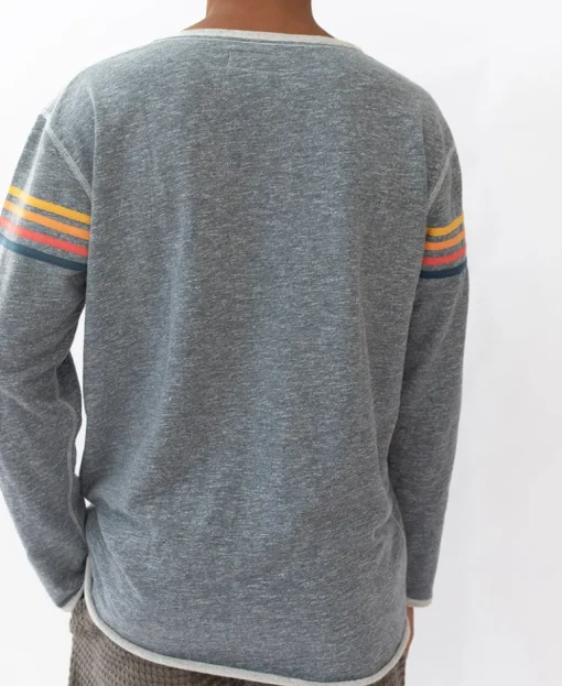 Long Island Rag Top | Navy Marle Stripe