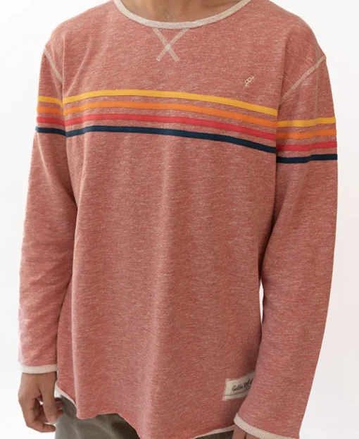 Long Island Rag Top | Red Marle Stripe
