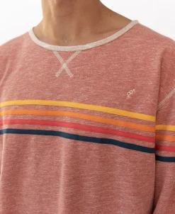 Long Island Rag Top | Red Marle Stripe