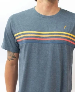 Long Island Tee | Navy Marle