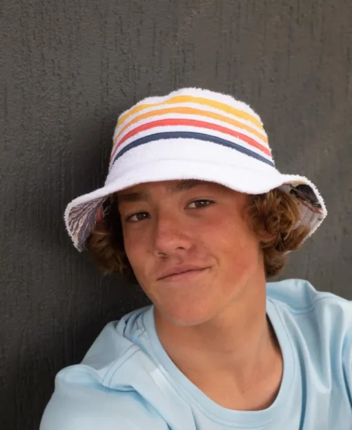 Long Island Terry Bucket Hat | Off White