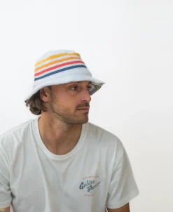 Long Island Terry Bucket Hat | Off White