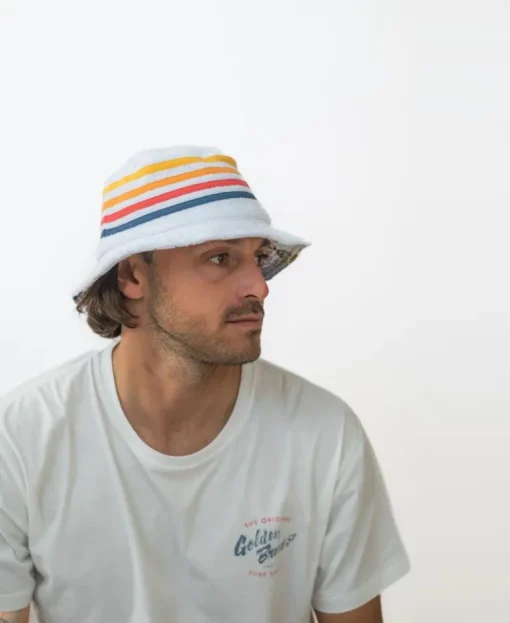 Long Island Terry Bucket Hat | Off White
