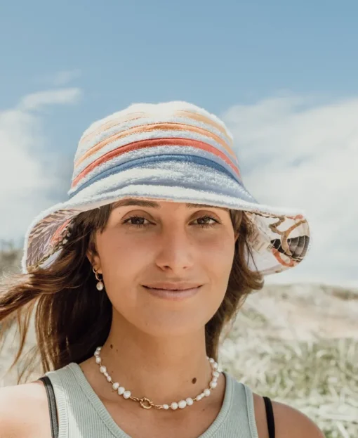 Long Island Terry Bucket Hat | Off White