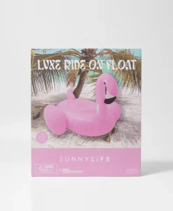 Luxe Ride-On Float Rosie the Flamingo | Bubblegum Pink