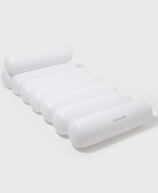 Luxe Tube Lilo Le Weekend | White