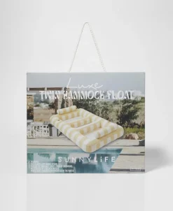 Luxe Twin Hammock Float Mango Bay | Soft Mustard