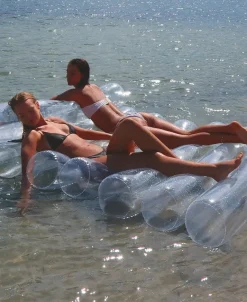 Luxe Twin Tube Lilo Le Weekend | Clear