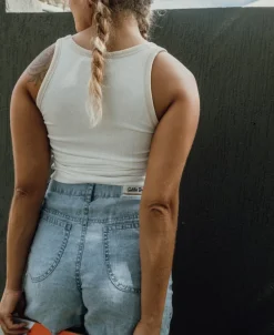 Lyla Short | Wash Blue Linen