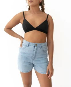 Lyla Short | Wash Blue Linen