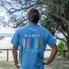 Manly Boards Tee | Azure Blue