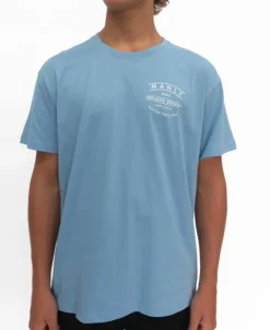 Manly Boards Tee | Azure Blue